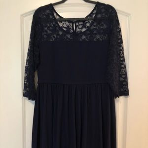 3/4 Sleeve Dress with Lace from Torrid